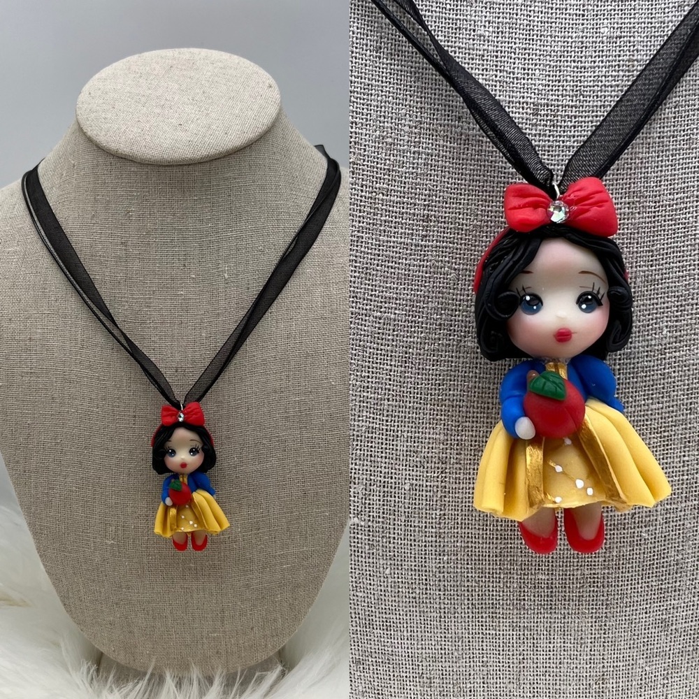 Snow White Mini Doll necklace